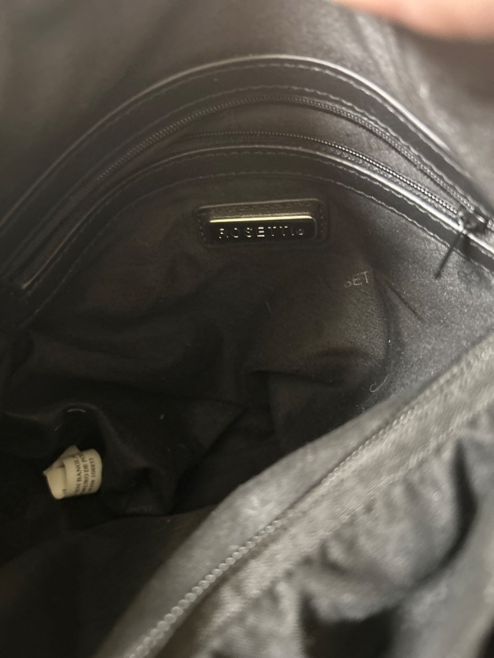 Rossetti Black Shoulder Bag Like New! - Picture 10 of 13